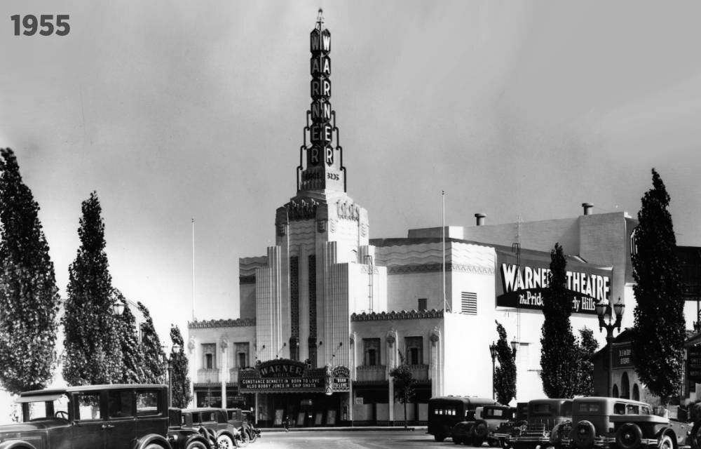 Warner Theater Beverly Hills 1955
