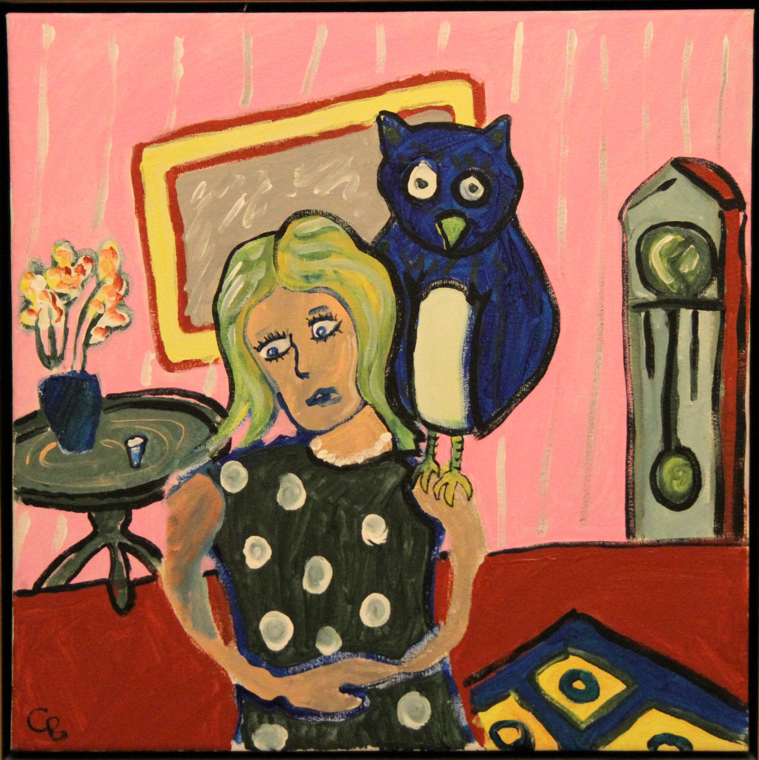 Woman with Owl