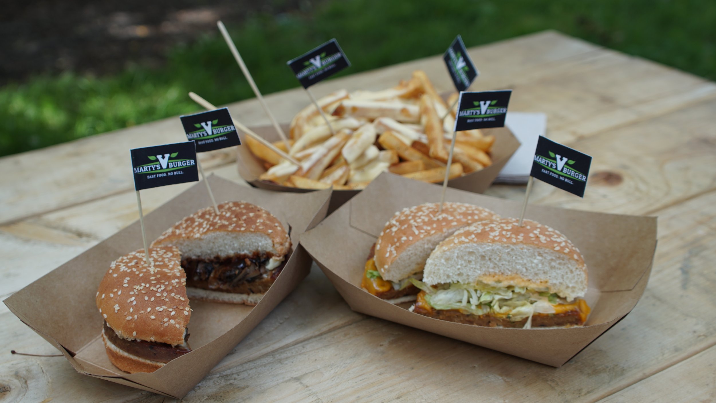 Sprung On Food Marty's V Burger