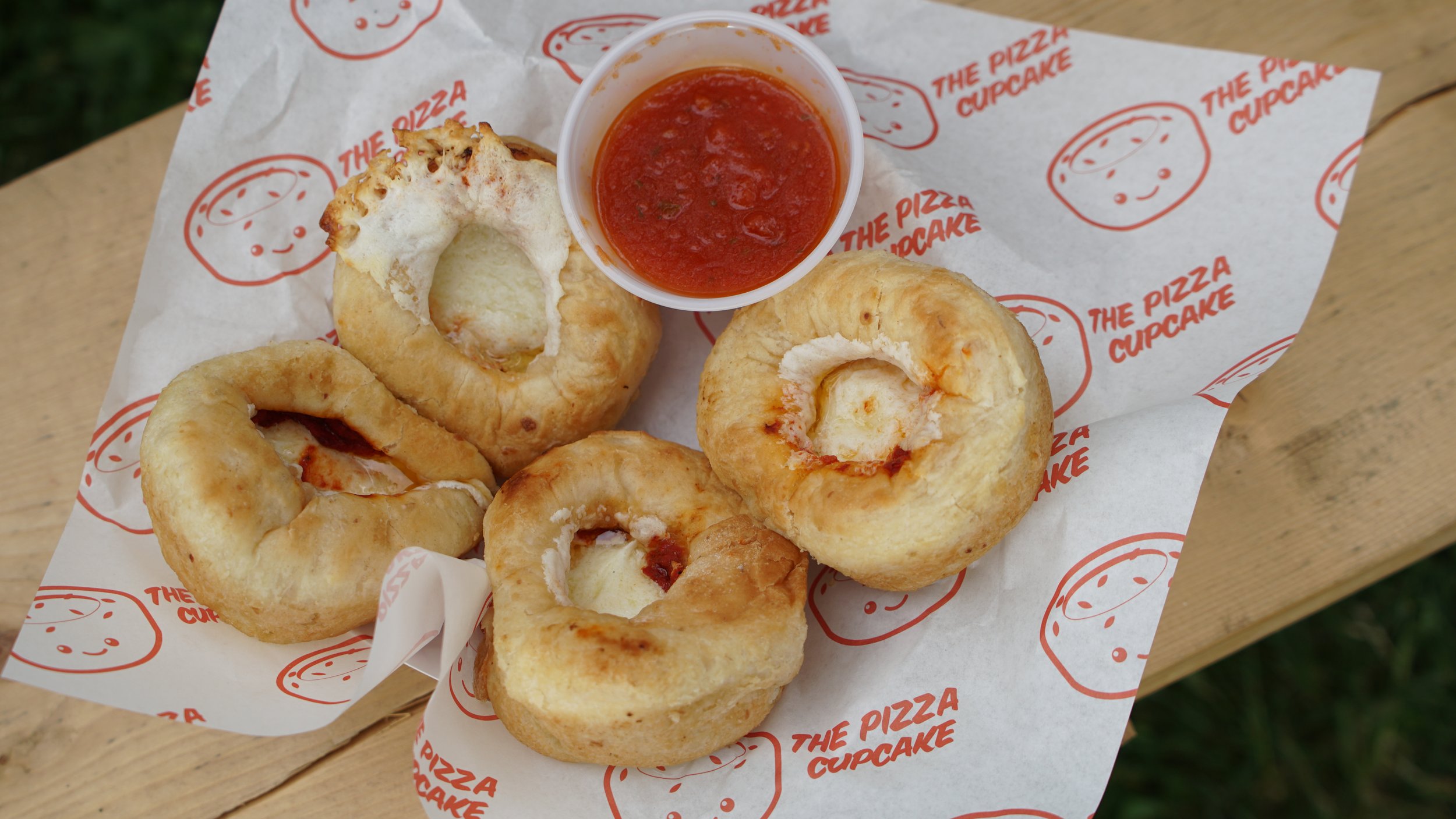 The Pizza Cupcake At Gov Ball | Sprung On Food