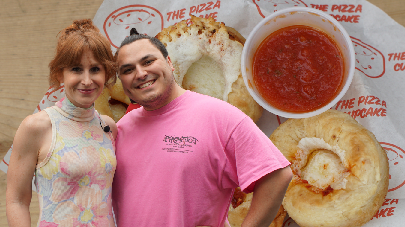 The Pizza Cupcake At Gov Ball | Sprung On Food
