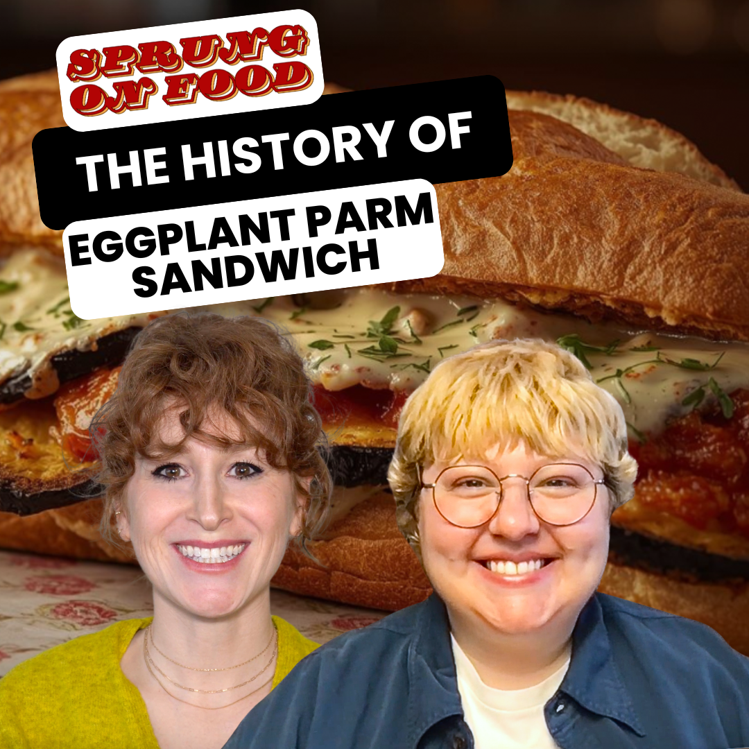 S4 Ep 55: The History Of Eggplant Parmigiana Sandwich With Guest D.J. Mausner 