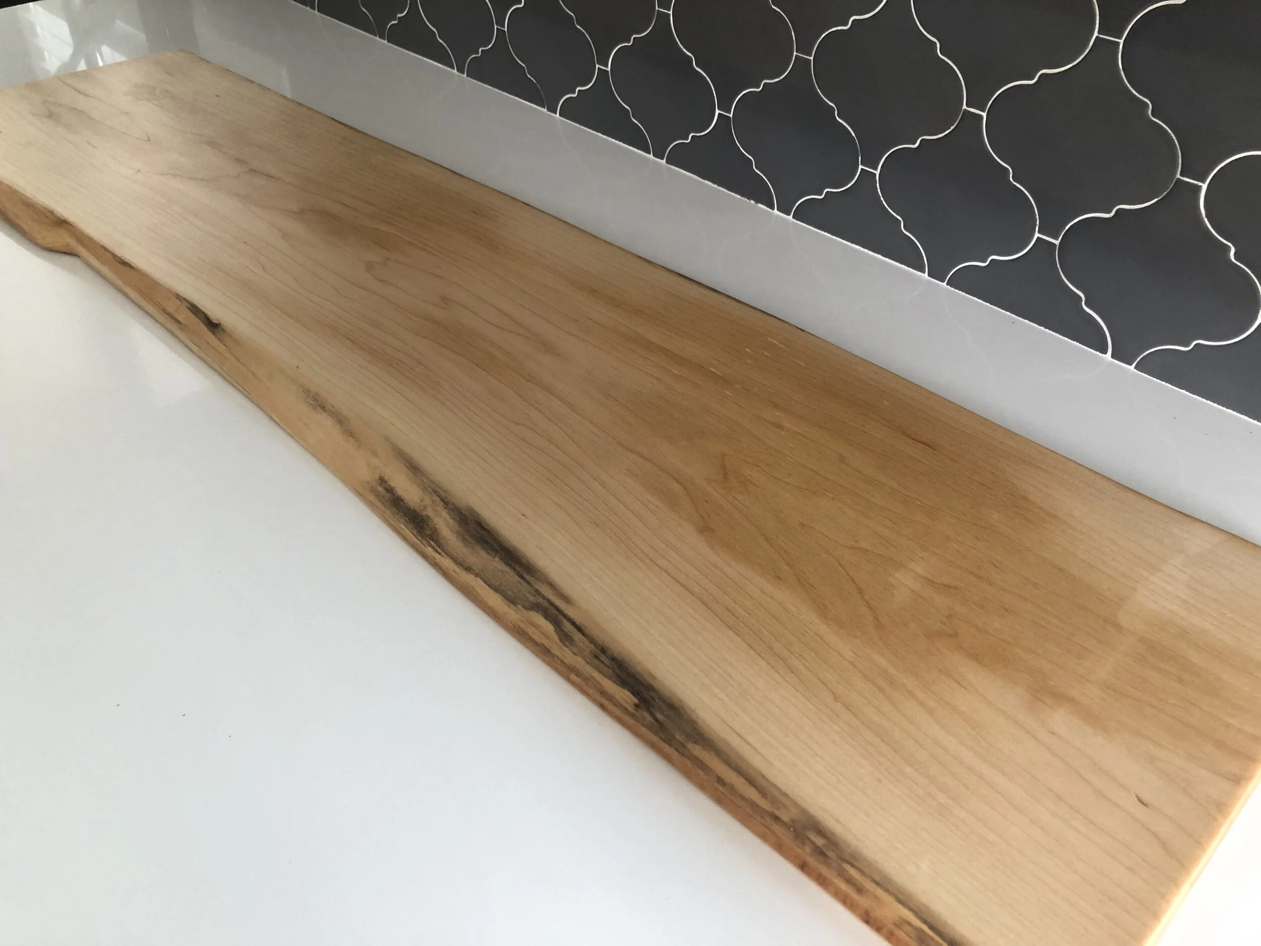 Live-Edge Spalted Maple Charcuterie Board