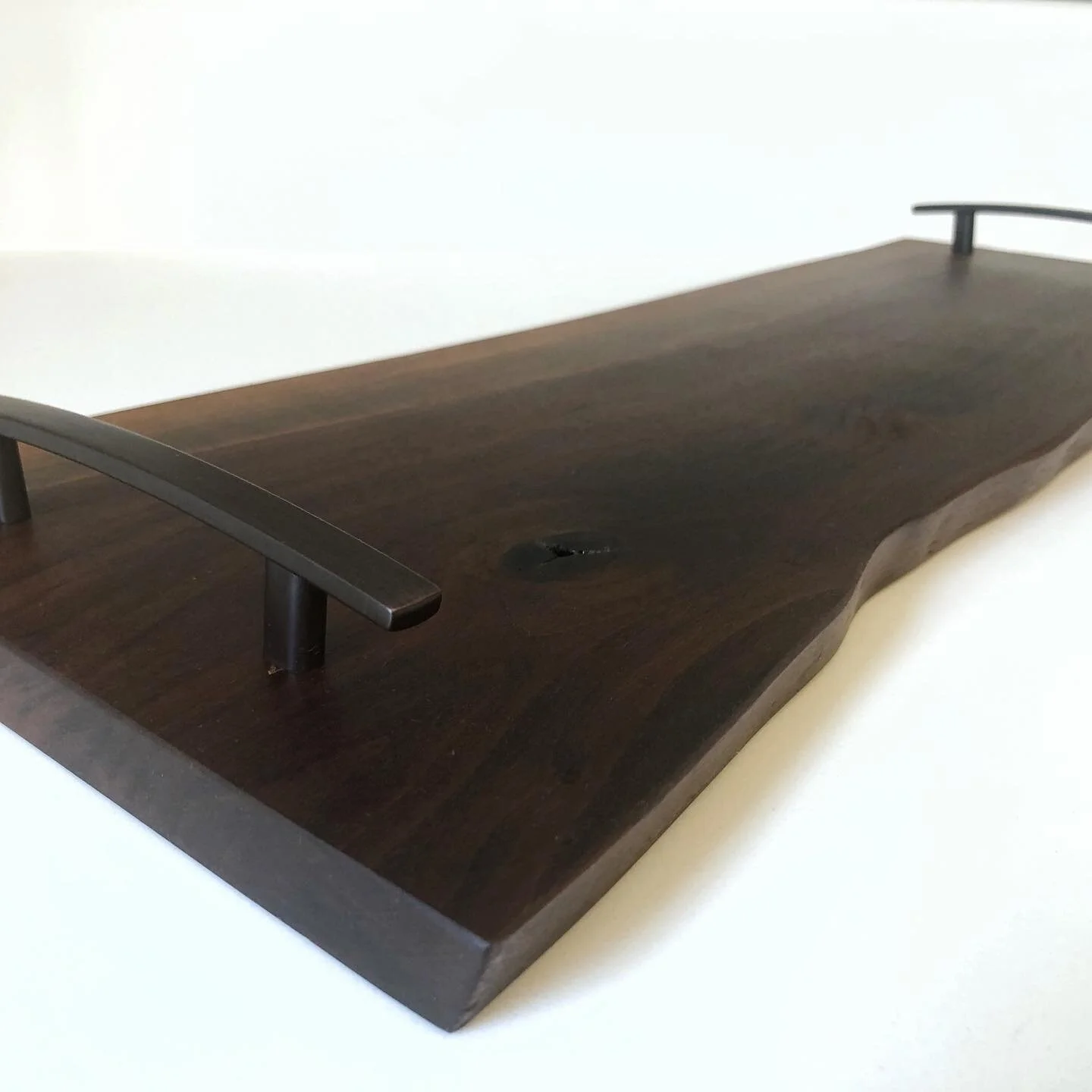 Black Walnut Charcuterie Board with Handles