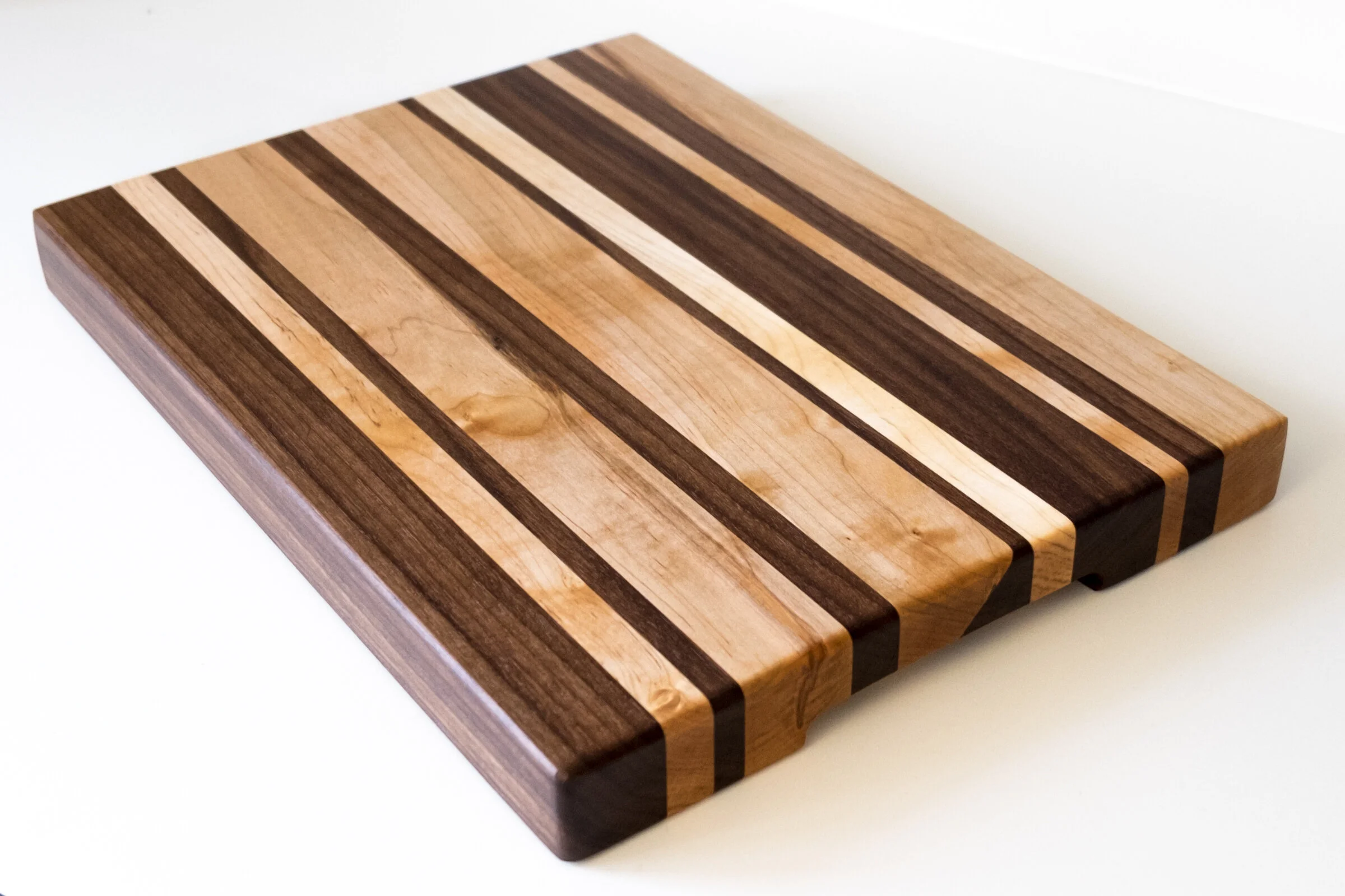Black Walnut &amp; Ambrosia Maple Incremental Cutting Board