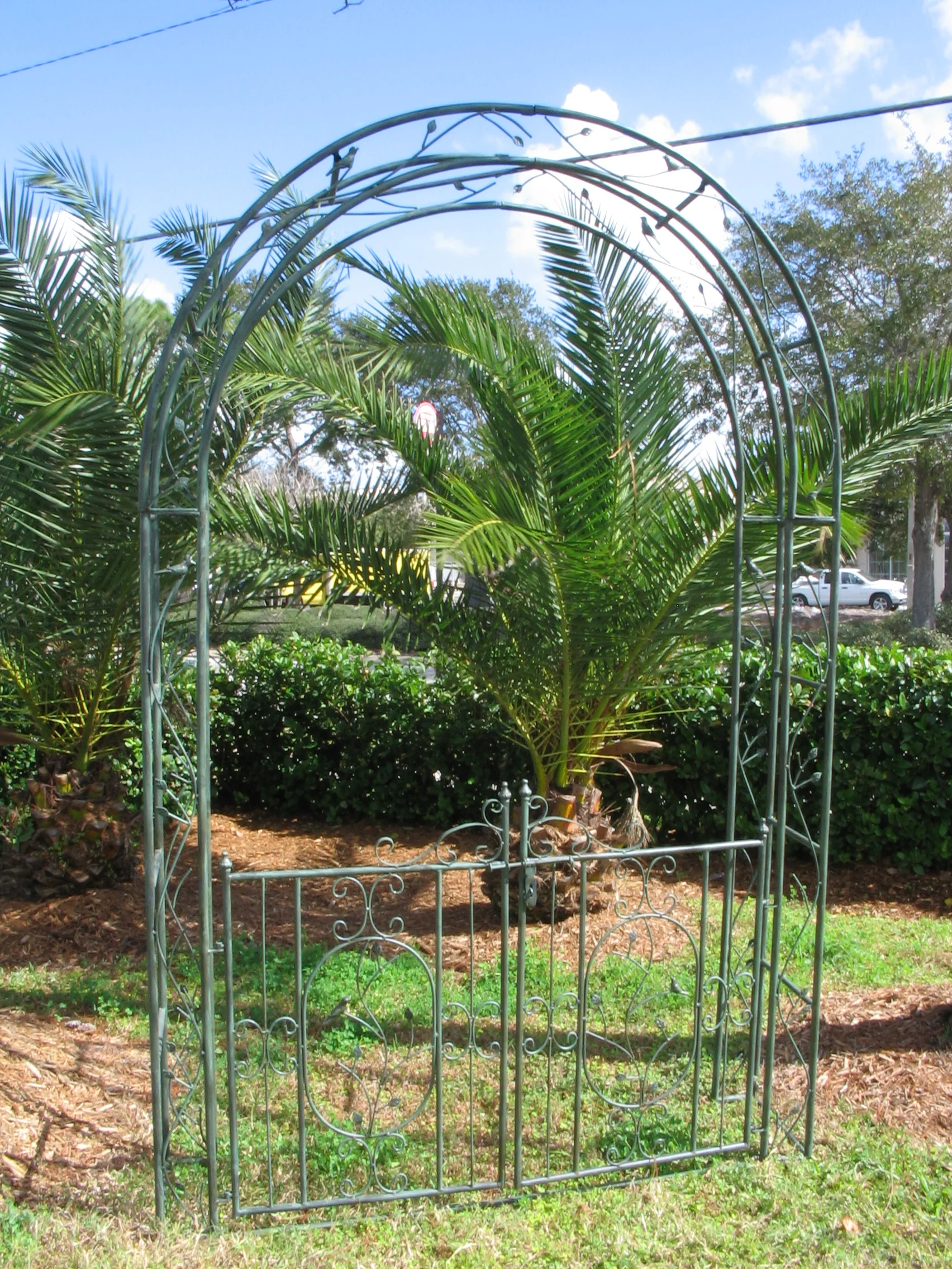 Iron Garden Gate Archway $150