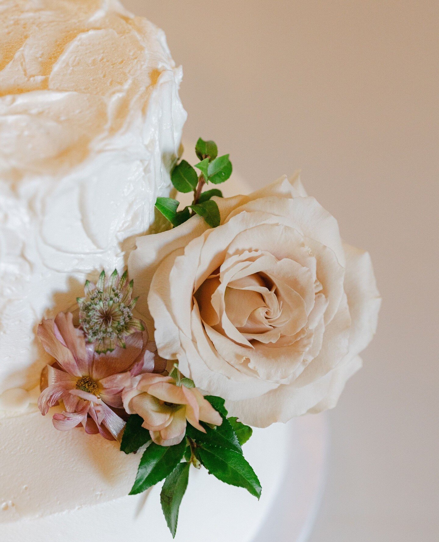 It's all in the details... cake details that is! You can't forget to add fresh blooms to your cake on your special day. ⁠
.⁠
.⁠
.⁠
.⁠
.⁠
.⁠
Photography: @kwpmasters⁠
Planner: @blushbbg⁠
Venue: @casafelizvenue