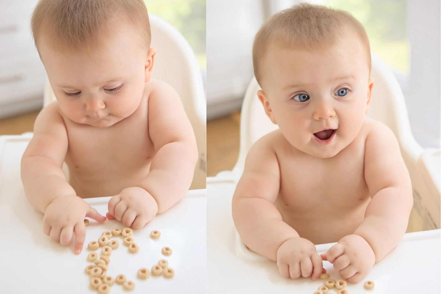 Baby with Cheerios