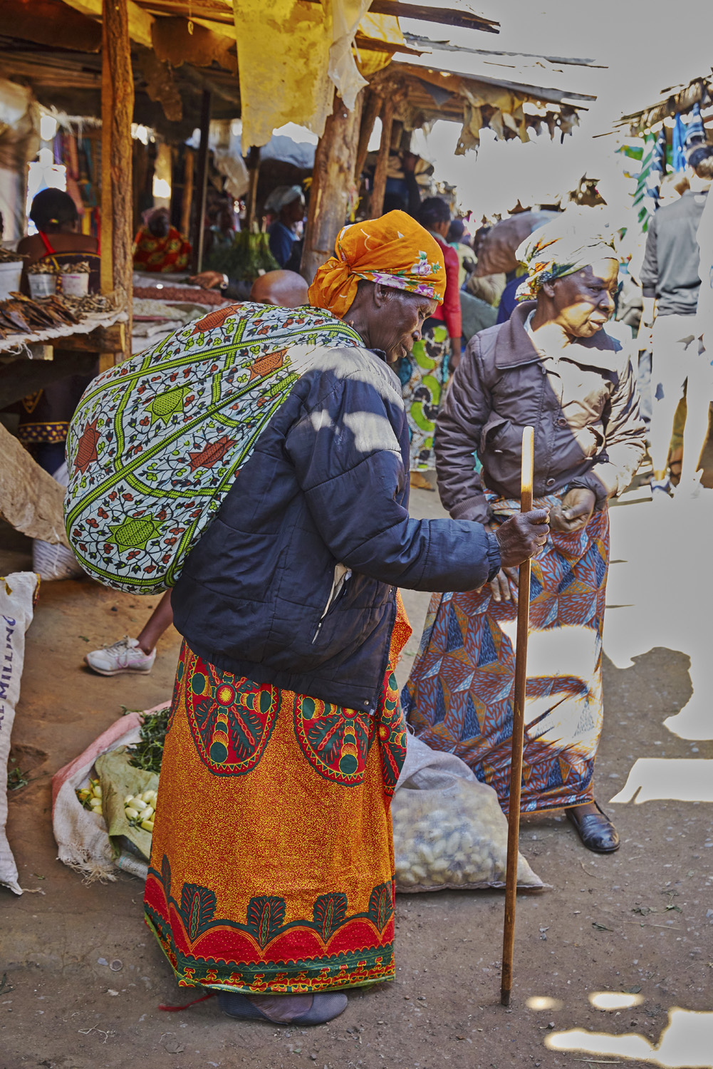 Zambian Woman with Bundle