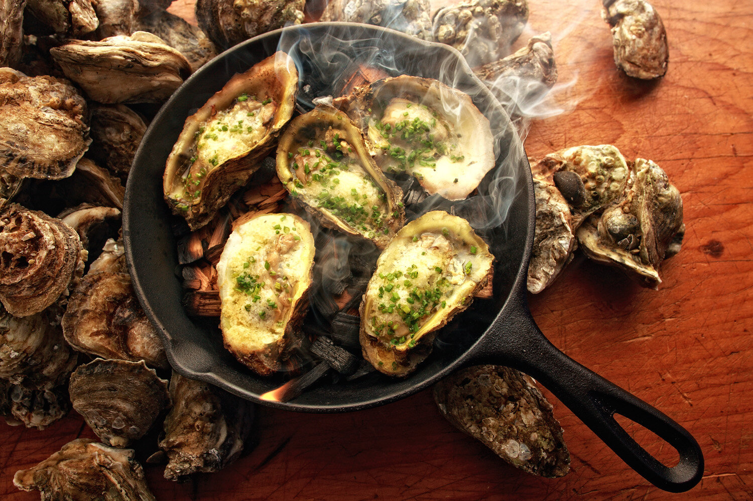grilled oysters