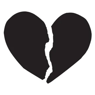 I stole this very nice black and broken heart from a place that sells t-shirts with this image. Click the image to go there and buy one so I won't feel guilty about using it.