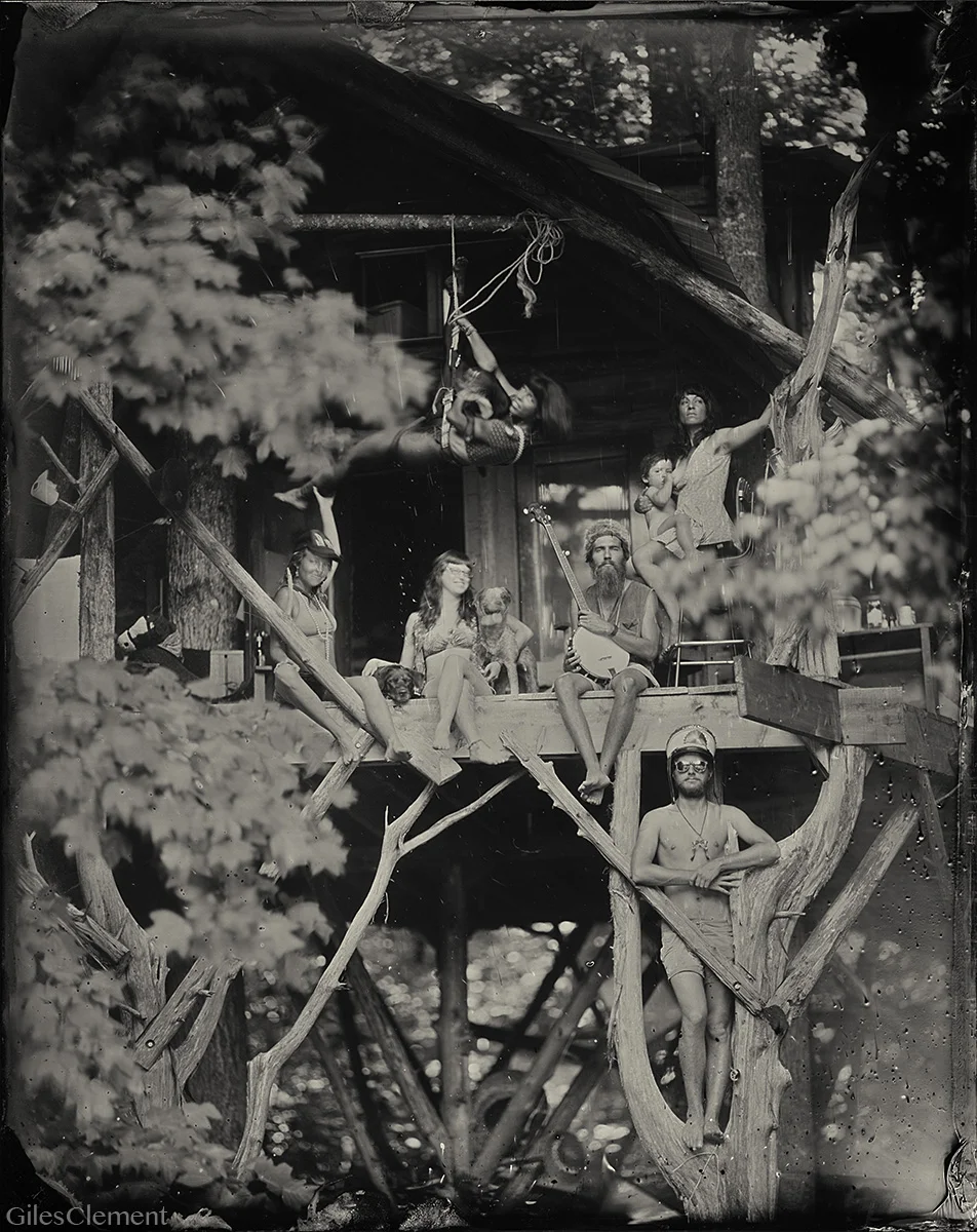 Ada and the neighbors in her Treehouse.