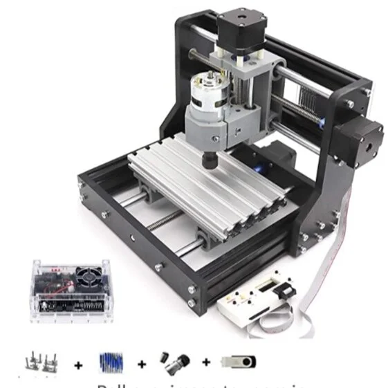 a terribly made Chinese CNC router to hopefully learn programming on.