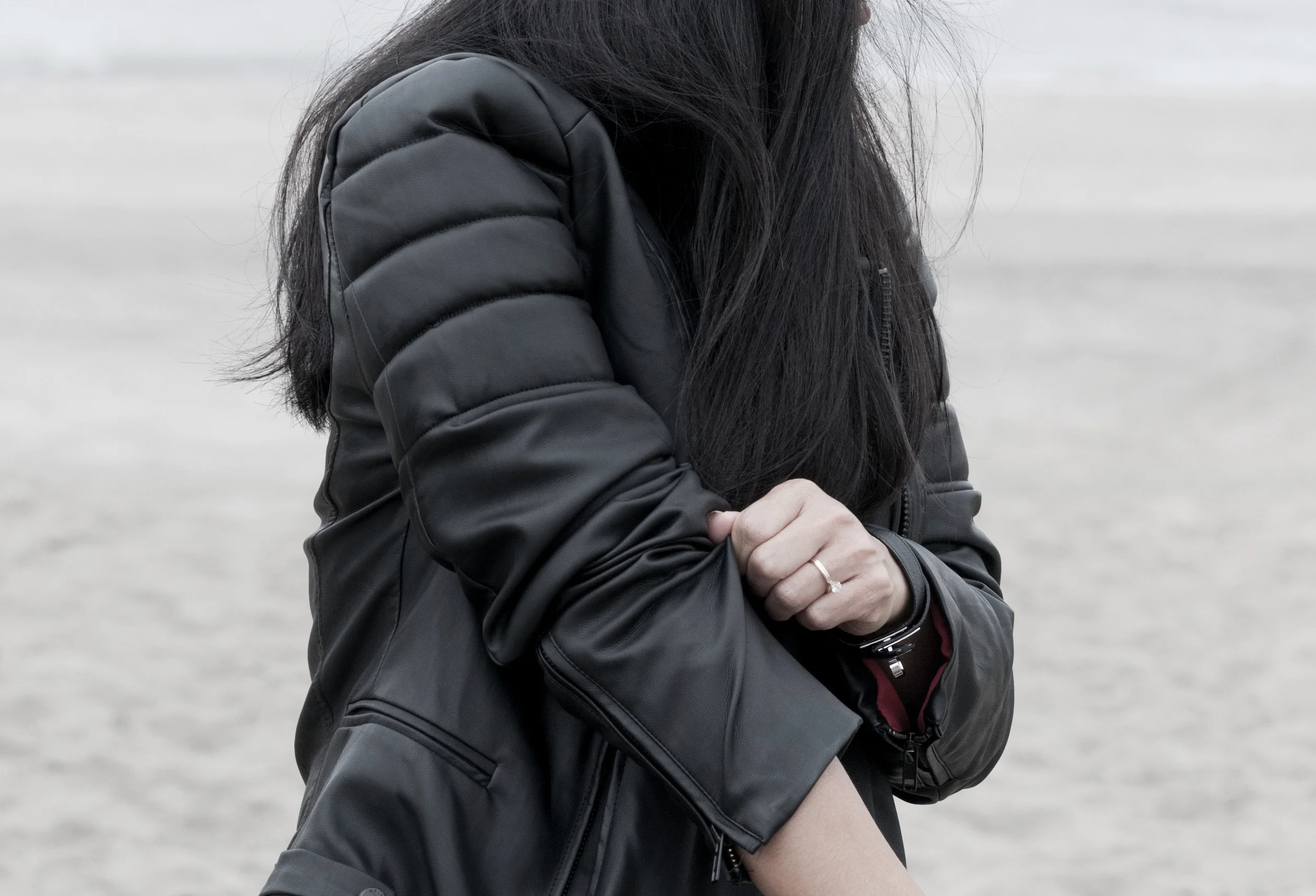 Faux Leather Jacket