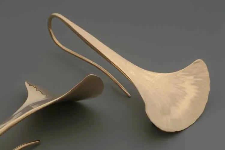 Small Gingko Earrings