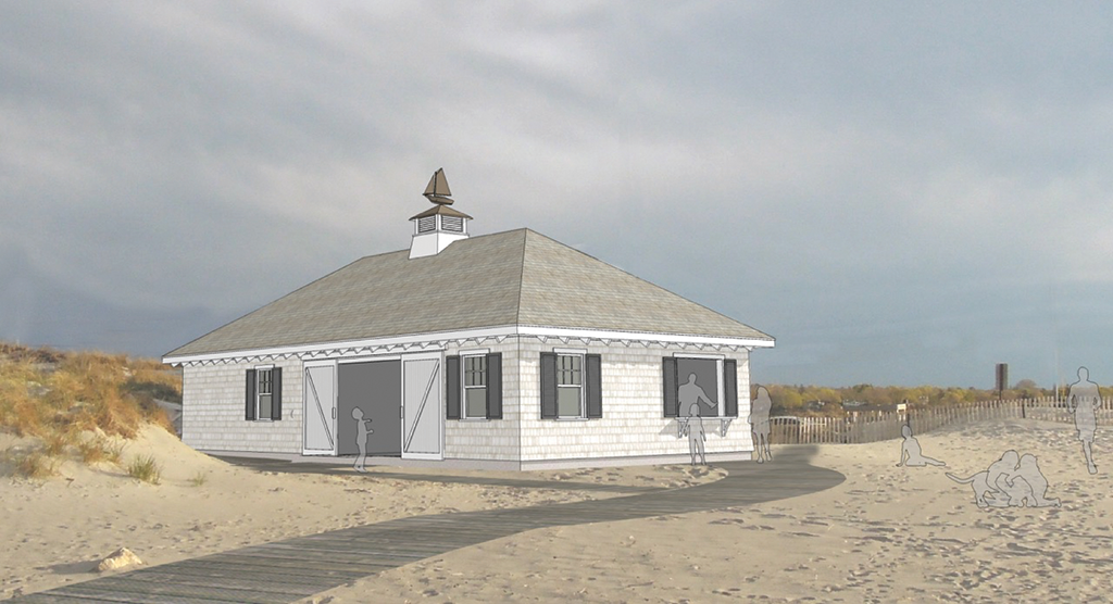 Proposed design for new Sandy Beach House.