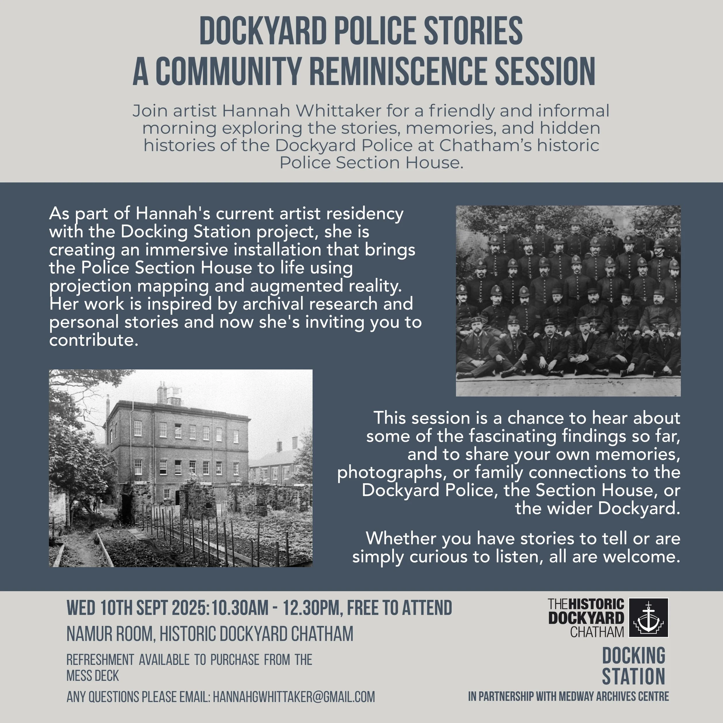 Dockyard Police Stories: A Community Reminiscence Session
