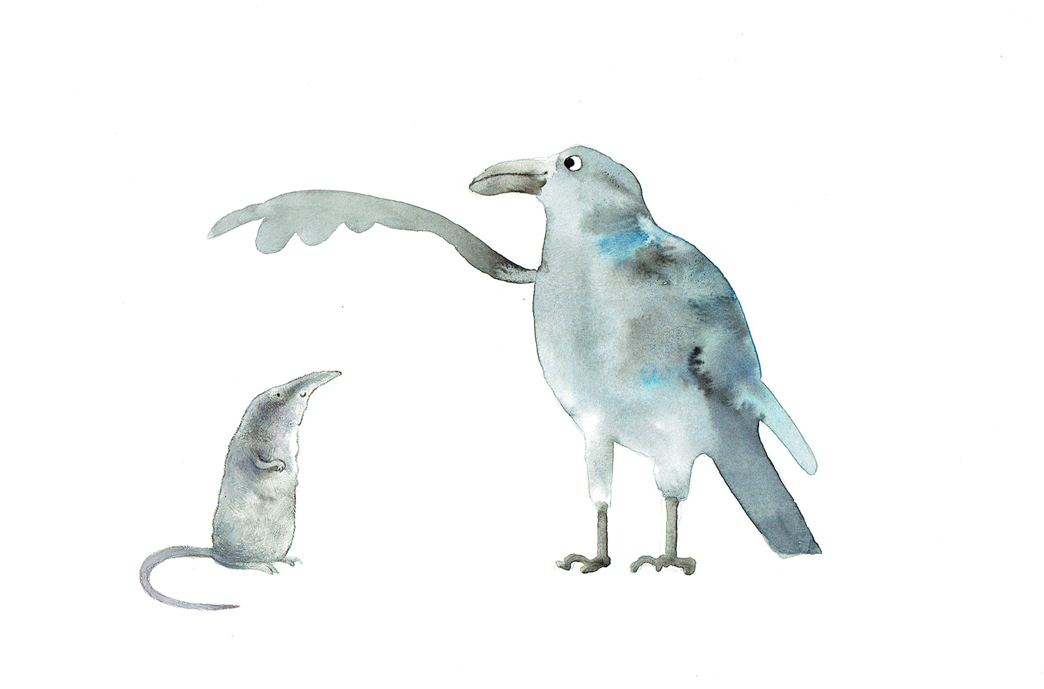 Book illustration from my own book, Fox's Party