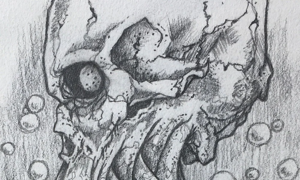 Cthulhu Skull Sketch