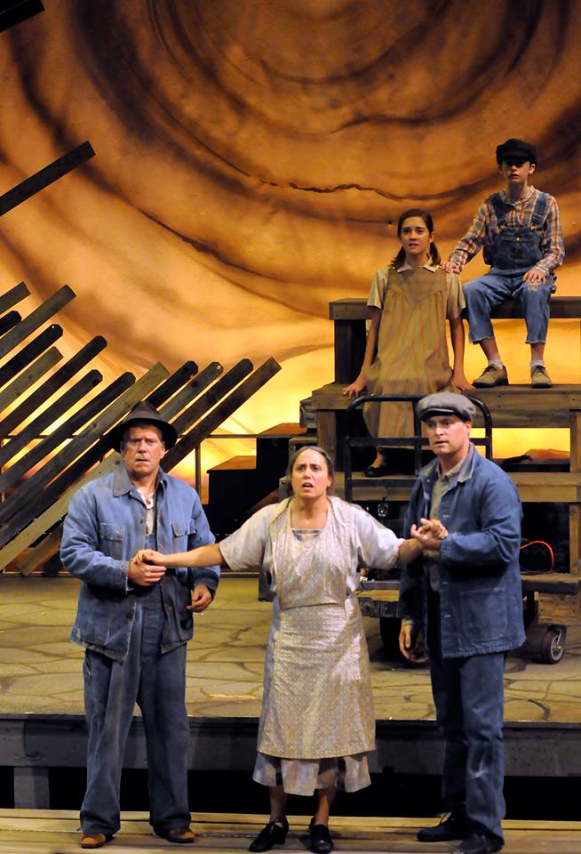 Sacramento Theatre Company's 2014 production of Grapes of Wrath with Laura Kaya, Kirk Blackinton, and Matt Miller* * Member of the Actors' Equity Association