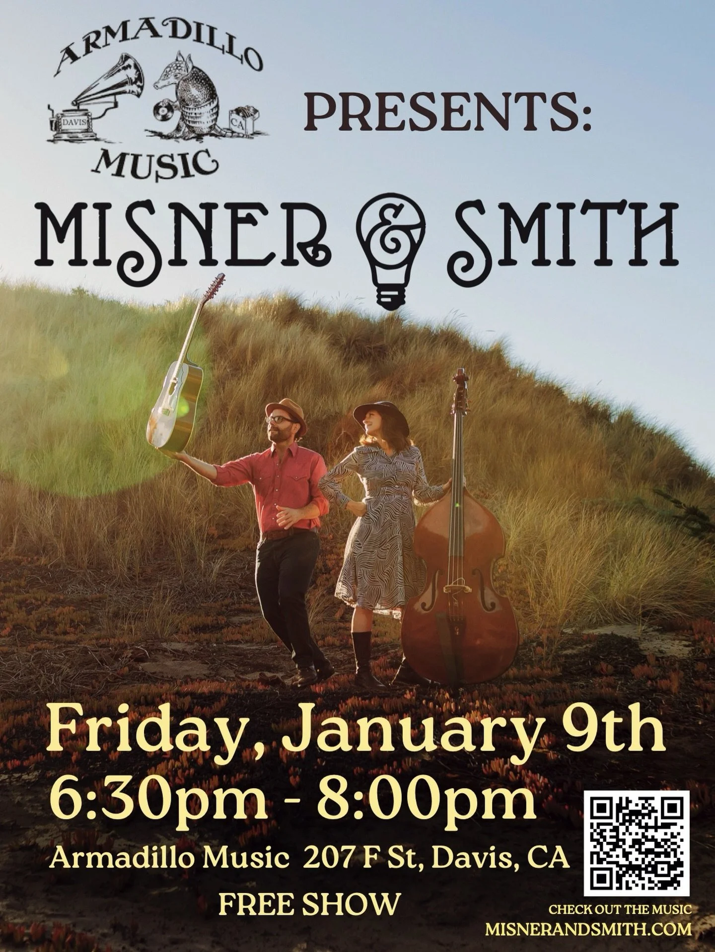 HOMETOWN SHOW! We&rsquo;ll be singing our hearts out @armadillomusic FRIDAY, JANUARY 9th 6:30pm-8:00pm. Come down and say hi and support your local record store while you&rsquo;re at it! FREE SHOW!