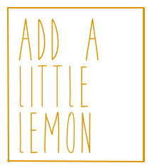 add a little lemon