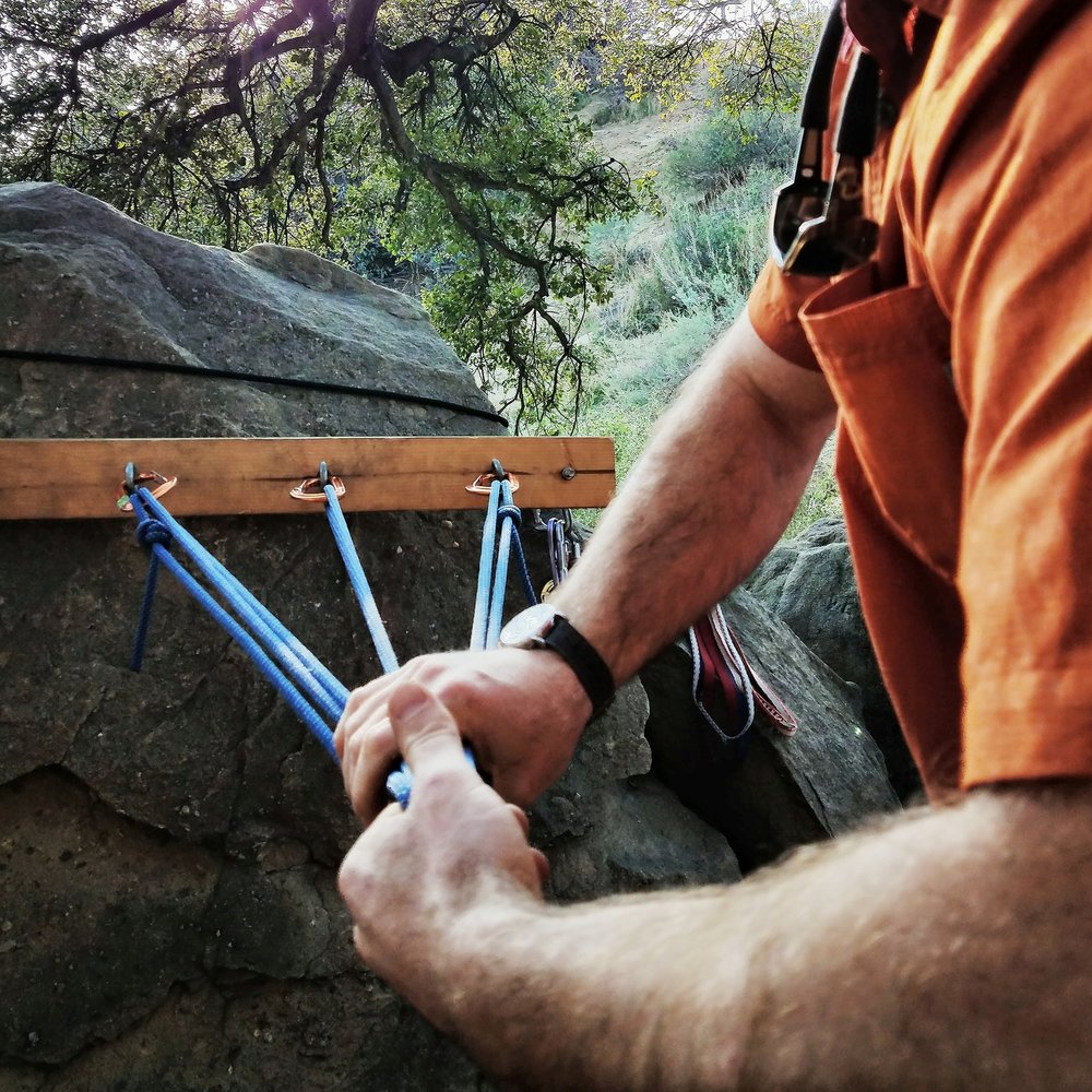 Rock Climbing Anchor Building Rock Climbing Rescue Training