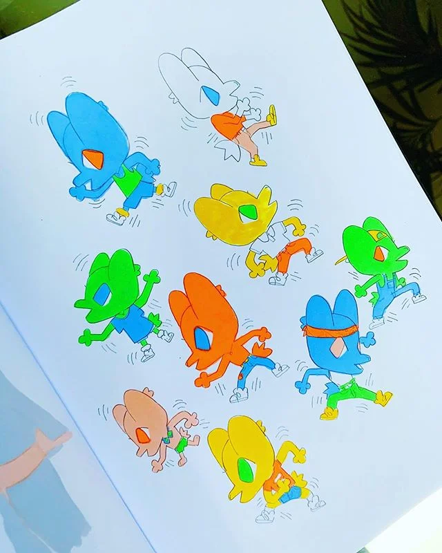 #Sketchbook pages | #Pluto #Bj&ouml;rn #Brotherwolf #Sofia #Toshinden #artistsoninstagram