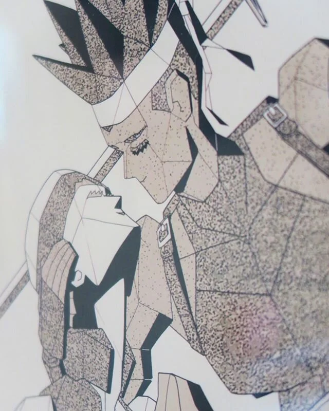 Gaymer | One of my pieces for the BL x GL (Boy Love Girl Love) show at @qpopshop tonight! If you&rsquo;re in LA come check it out in little Tokyo!