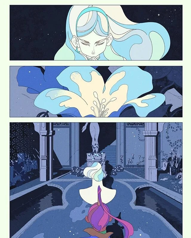 #PLUTO | &ldquo;Meet me in the garden.&rdquo; - Meadow | #comic #artoftheday #magicalgirl #serenity