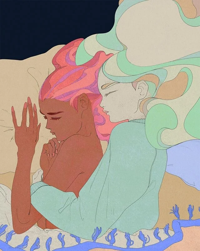 #Pride month is nearly over but I wanted to take a moment to basically out some of the #queer characters that appear in the projects I&rsquo;m drawing all the time. Starting with: Pluto who is gay and Meadow who is pansexual. More to come! Happy prid