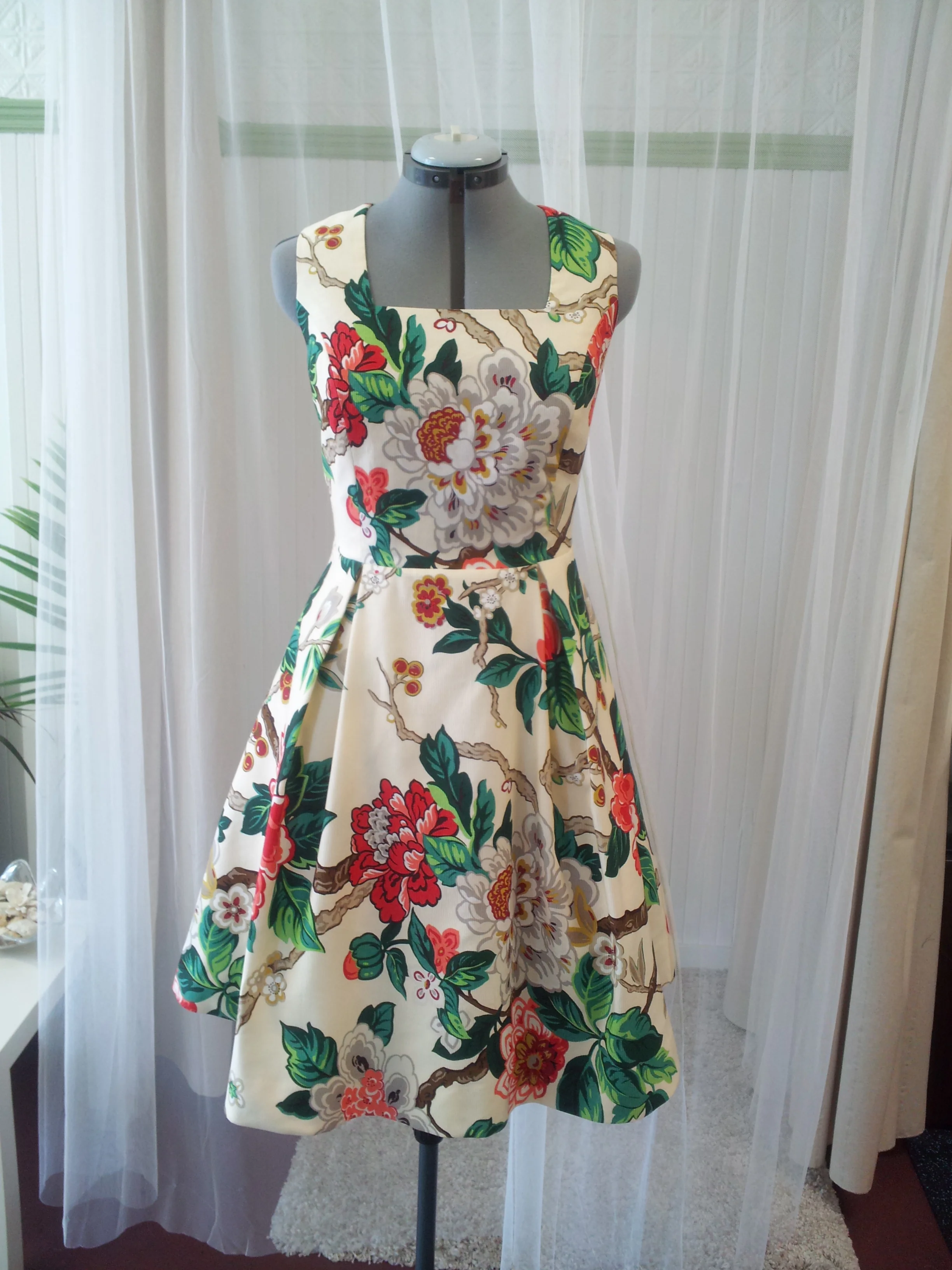 Custom made dress for the lovely Bridget Lancaster from America's Test Kitchen