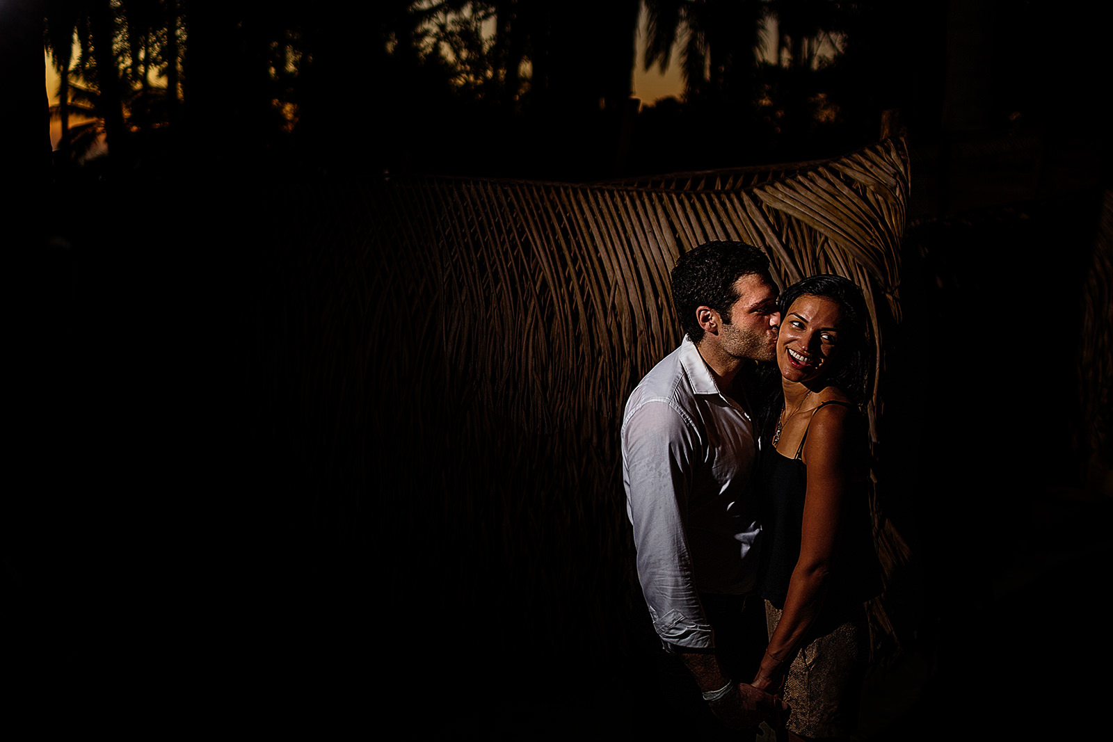 Couple at sunset in the Imanta Resort's Spa