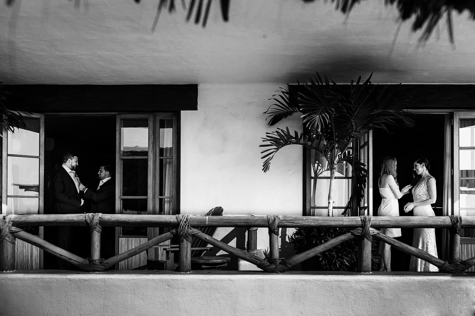 Rooms of the groom and bride