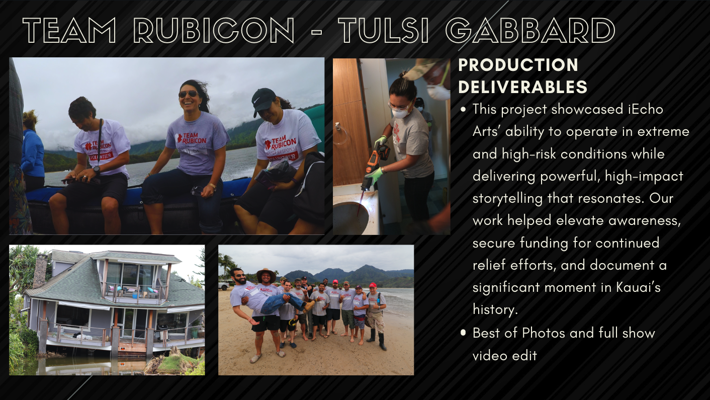 Tulsi Gabbard - Team Rubicon Kauai
