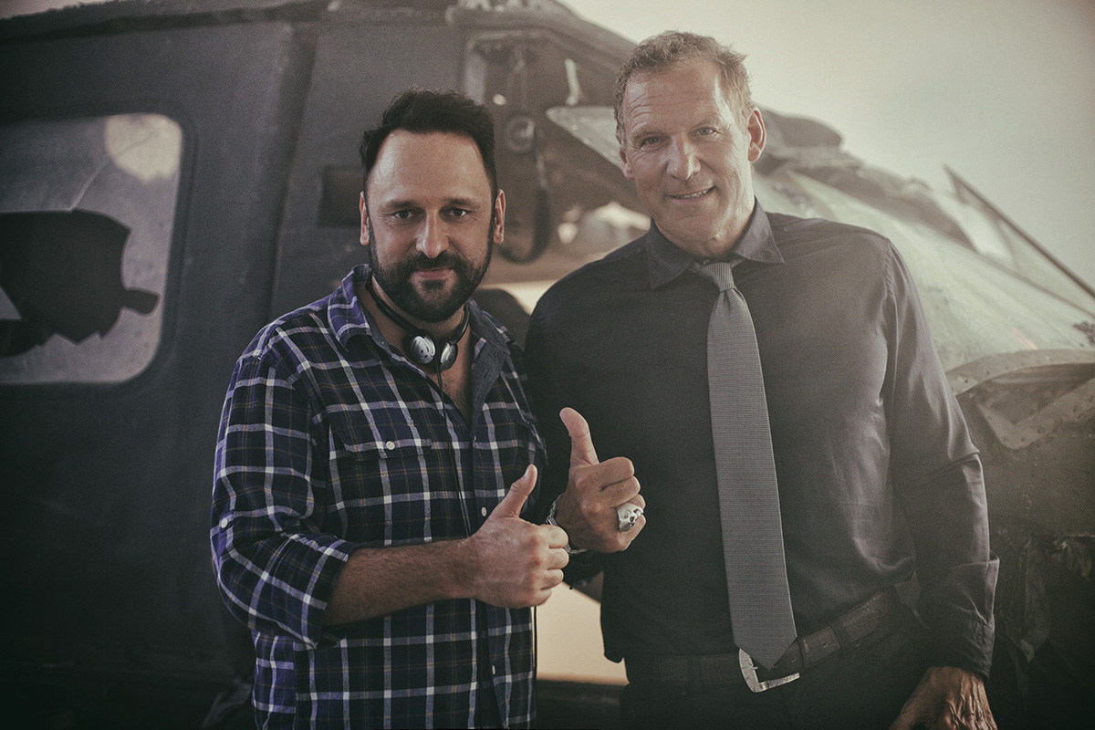 Left: MEGAN director & VFX artist Greg Strasz Right: MEGAN cast member Ralf Moeller