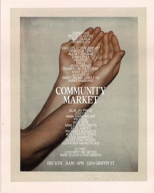 We&rsquo;re so excited to be at the @333spacedallas community market this year!!