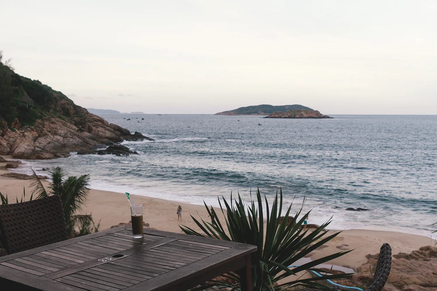 The beach - utsikten fra restauranten