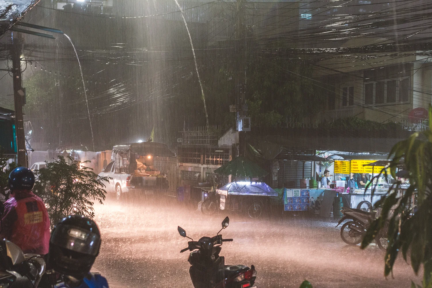 Pissregn i Bangkok