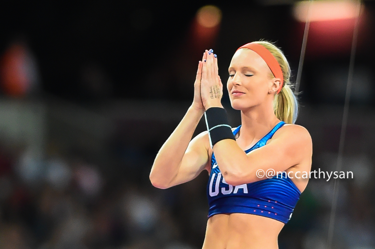 #PoleVault Photos of the Day Sandi Morris IAAF Worlds PoleVaultDaily.com #London2017 #IAAFWorlds #IAAFLondon2017