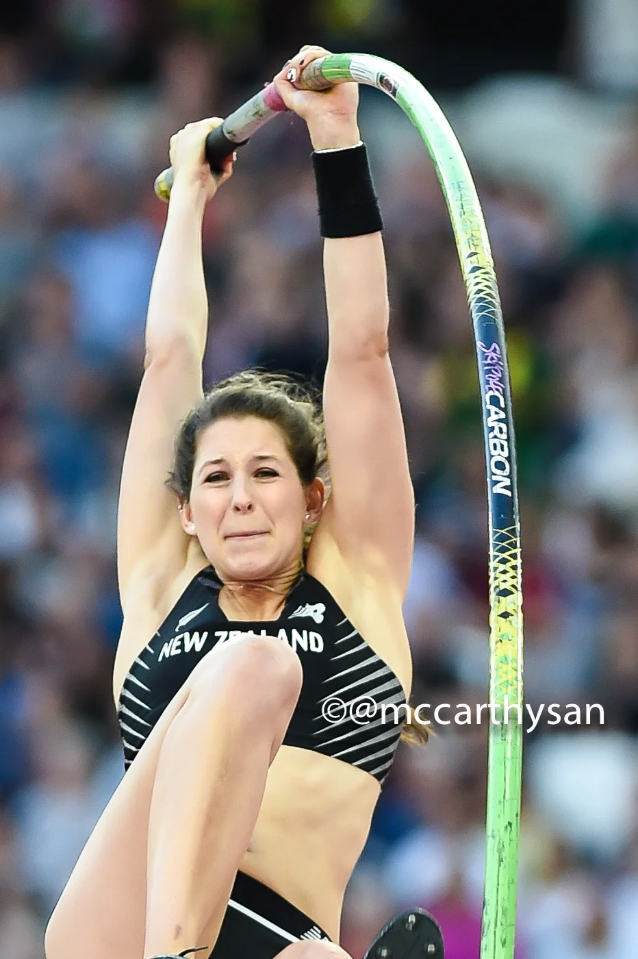 #PoleVault Photos of the Day Eliza McCartney New Zealand IAAF Worlds PoleVaultDaily.com #London2017 #IAAFWorlds #IAAFLondon2017