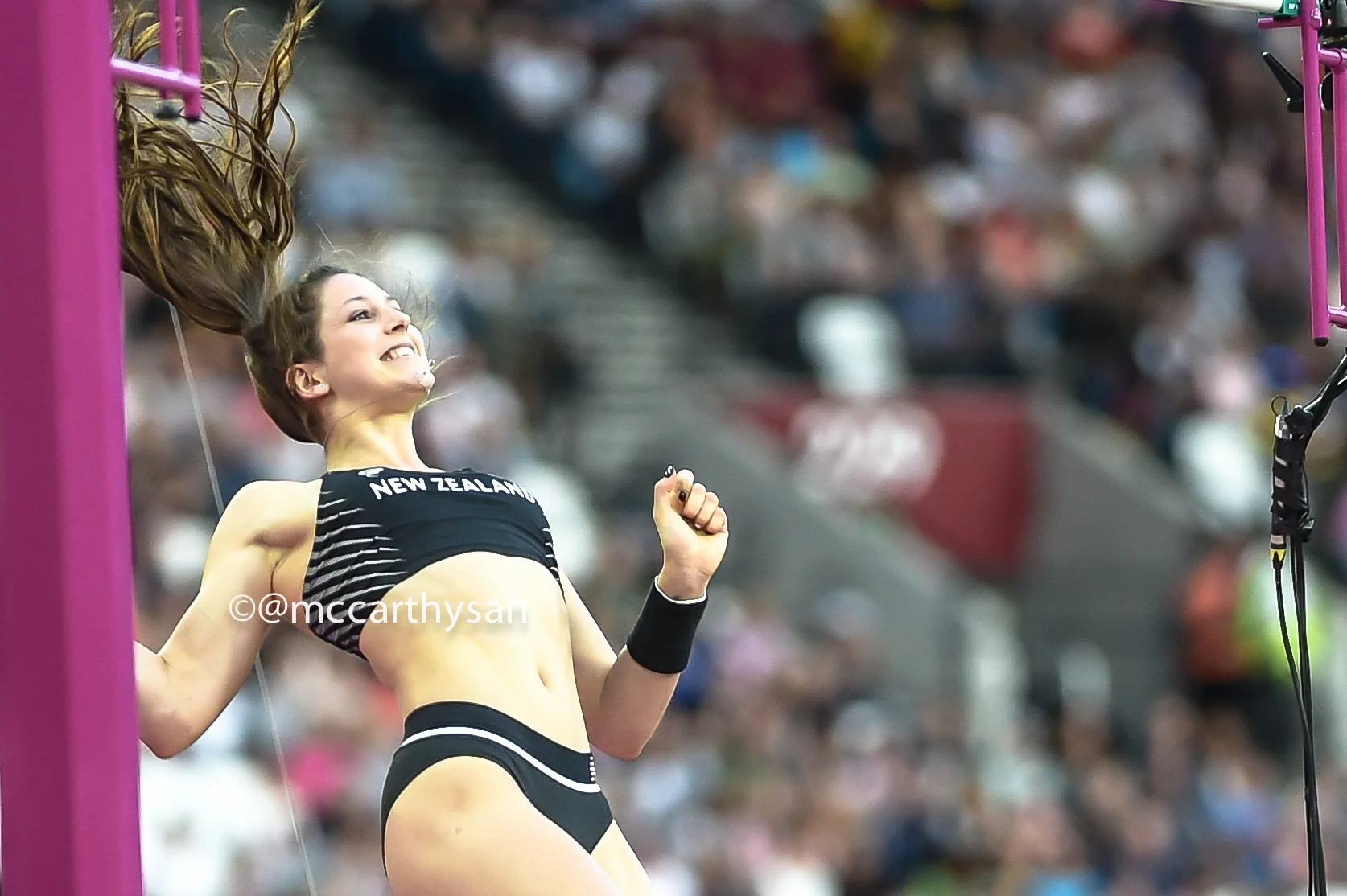 #PoleVault Photos of the Day Eliza McCartney New Zealand IAAF Worlds PoleVaultDaily.com #London2017 #IAAFWorlds #IAAFLondon2017