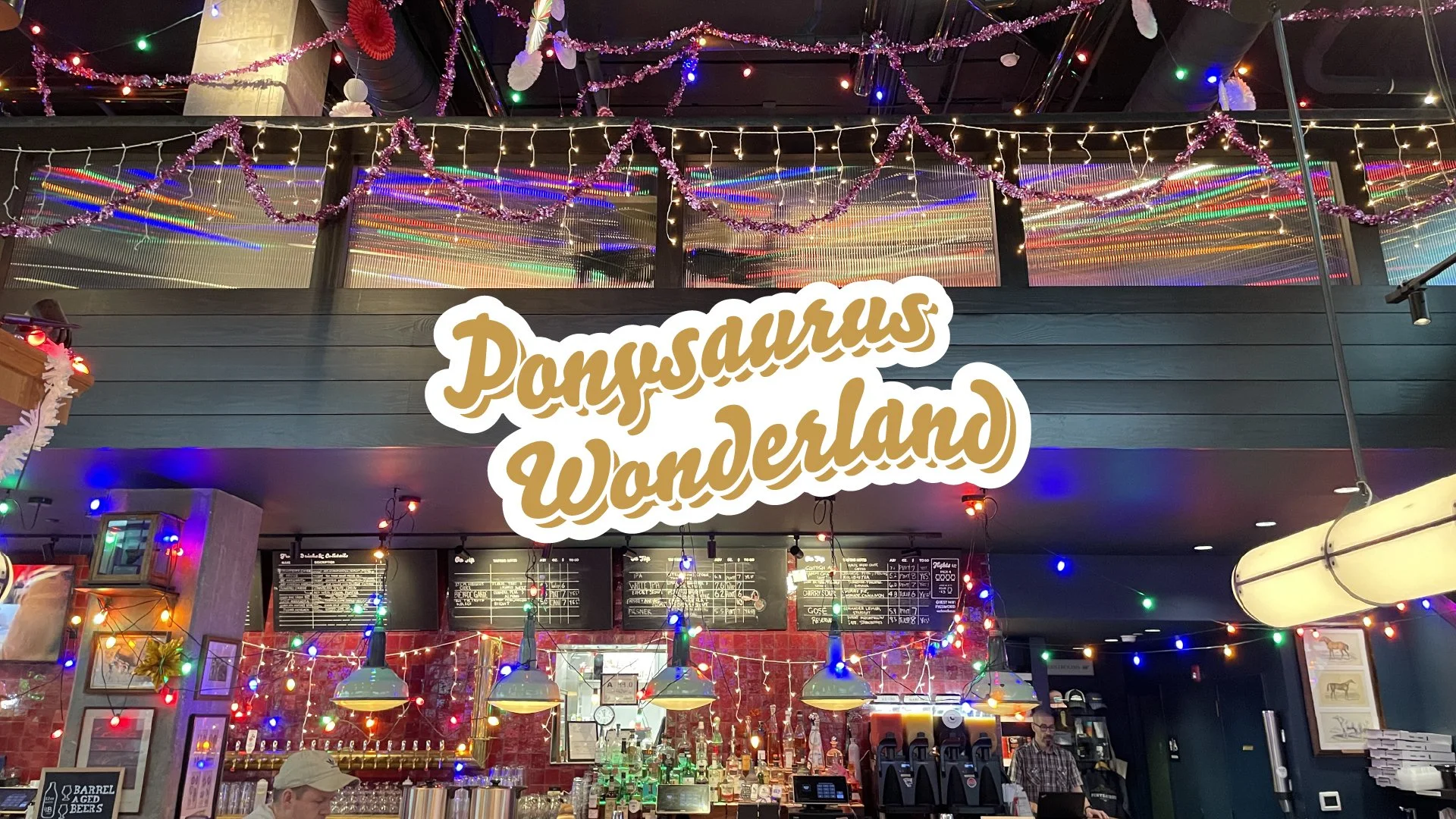 Ponysaurus Wonderland Lighting ✨☃️🔥