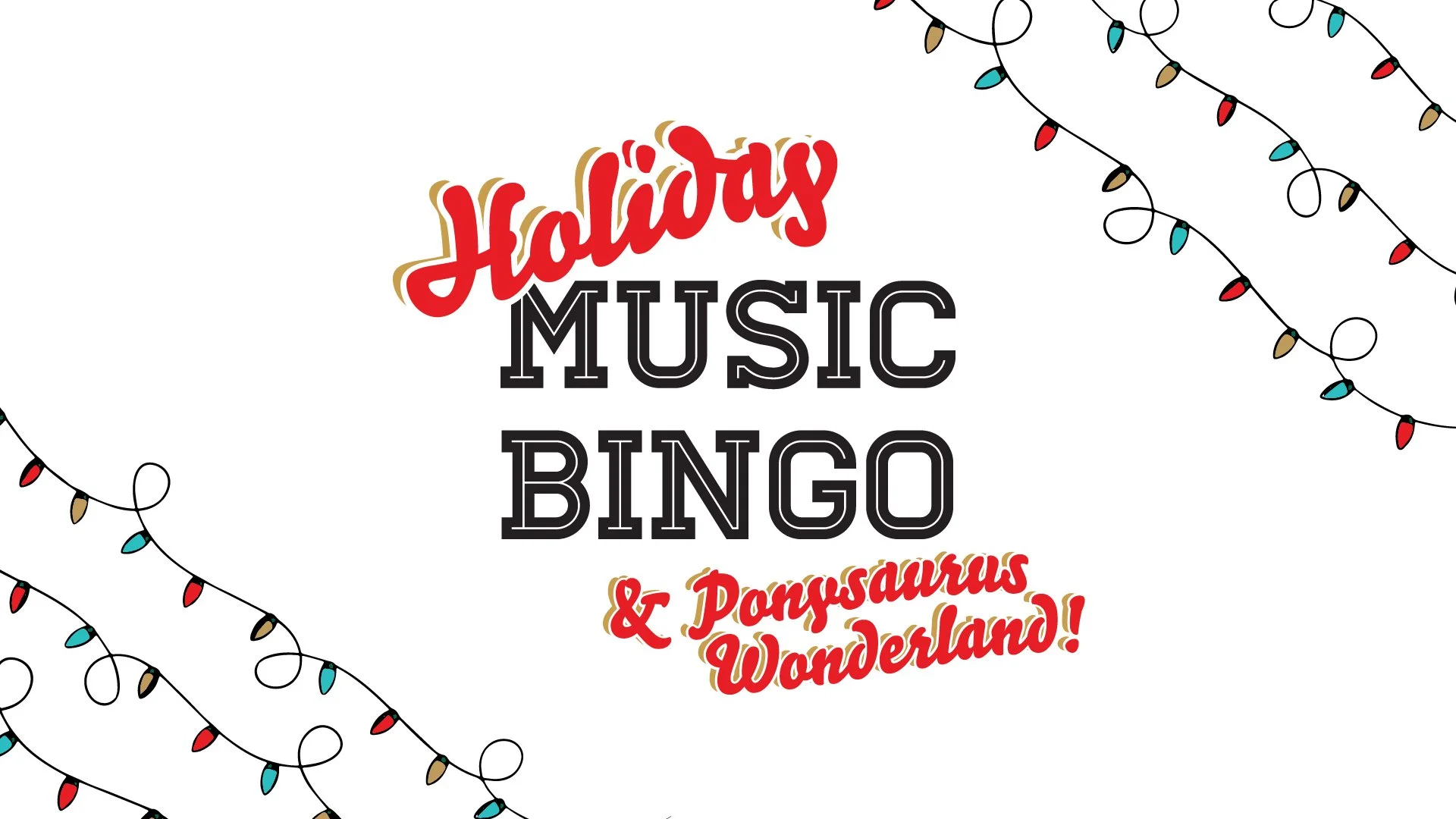☃️ HOLIDAY️ Music Bingo ☃️ and Ugly Sweater Contest!