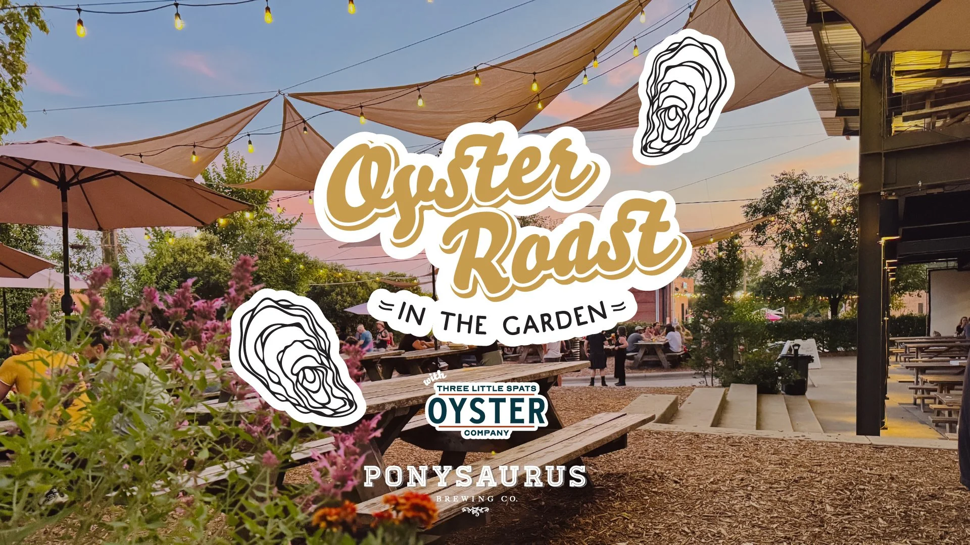Oyster Roast with Three Little Spats