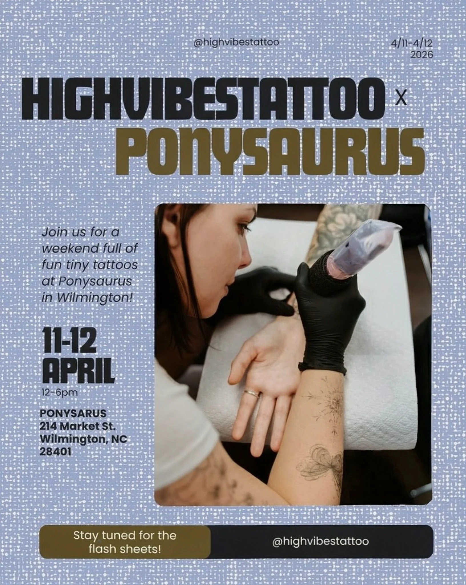 High Vibes Tattoo Pop Up