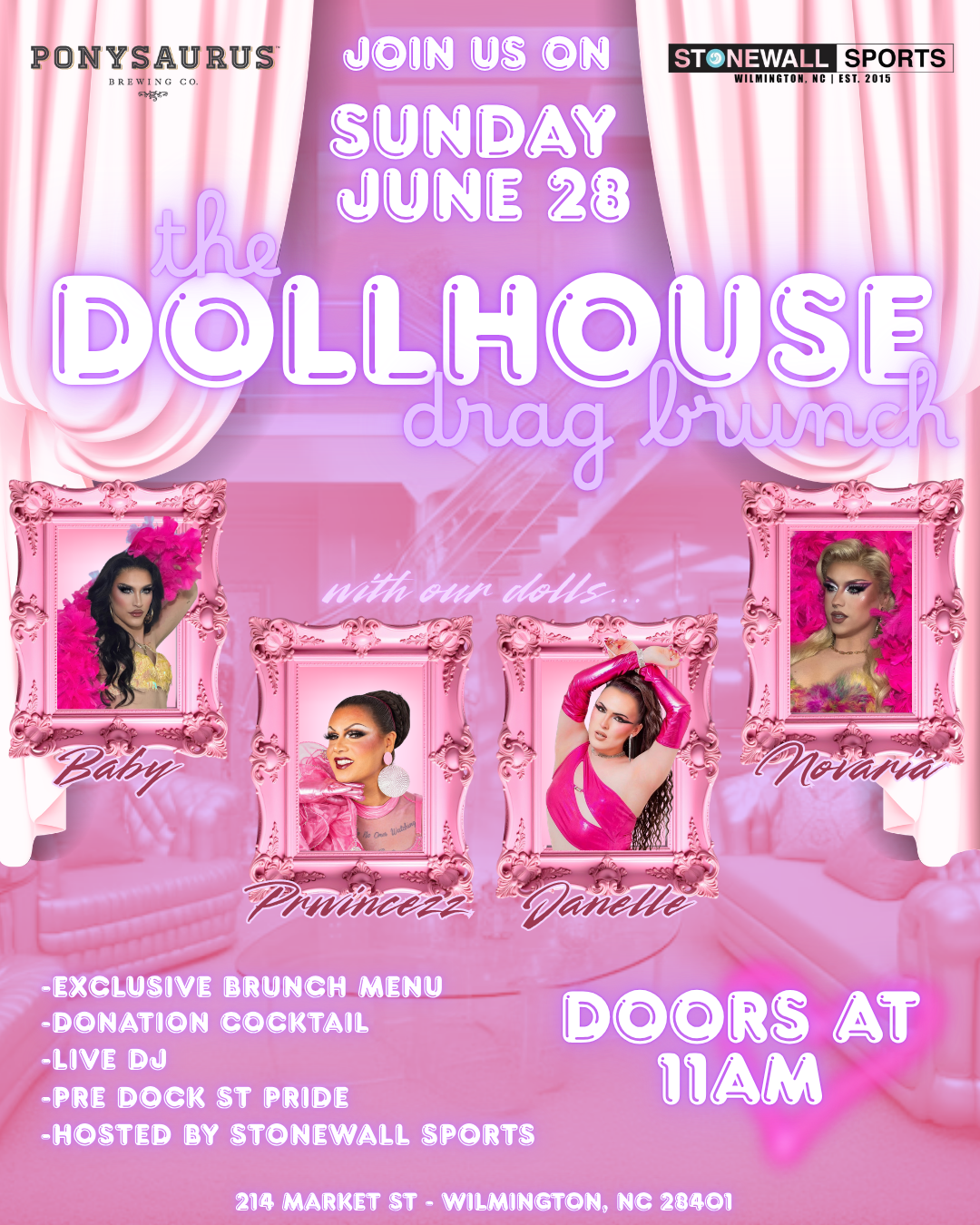 Dock Street Pride Drag Brunch 🌈