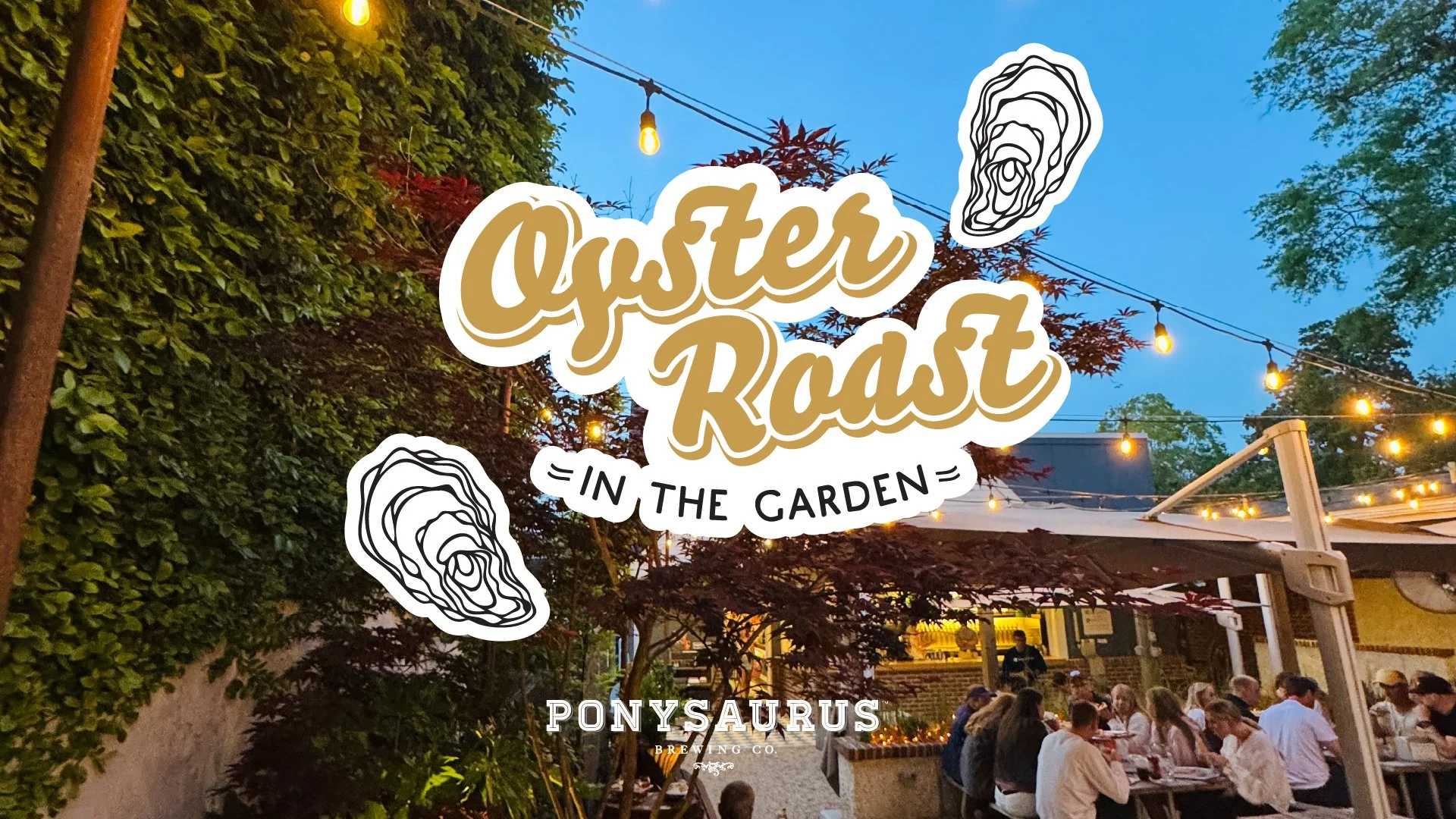 Oyster Roast in the Beer Garden