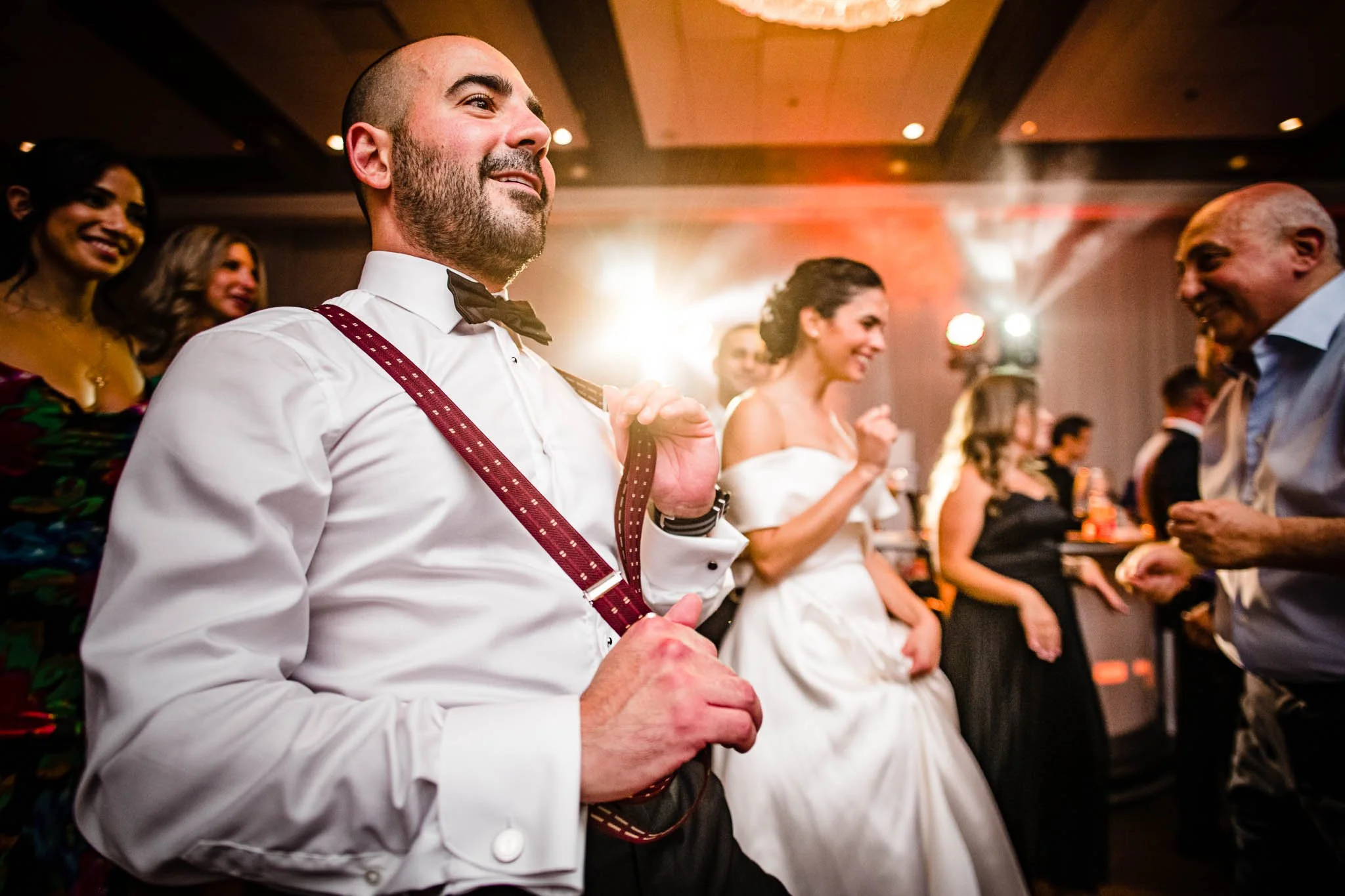 bride and groom dancing on dancefloor in halifax nova scotia