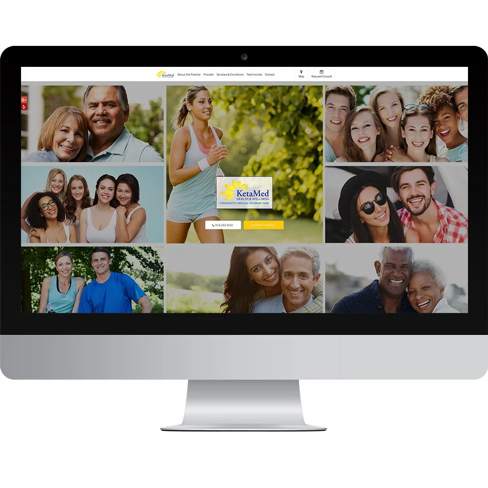  Web site creation in partnership wit PatientPop   https://www.ketamedhealth.com  